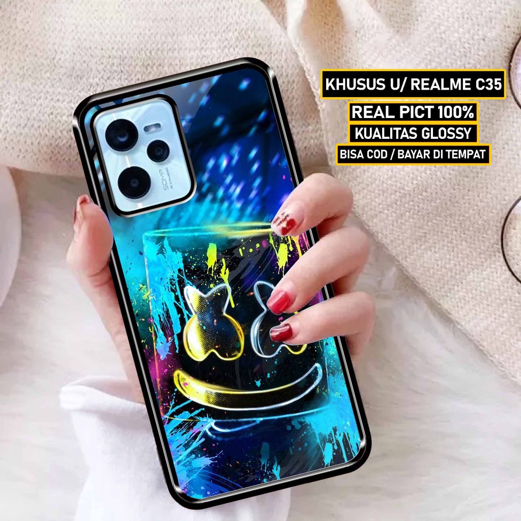 Case Realme C35 - Motif Case [ Mancase2 ] - Hardcase Realme C35 - Softcase Realme C35 - Cassing Eleg