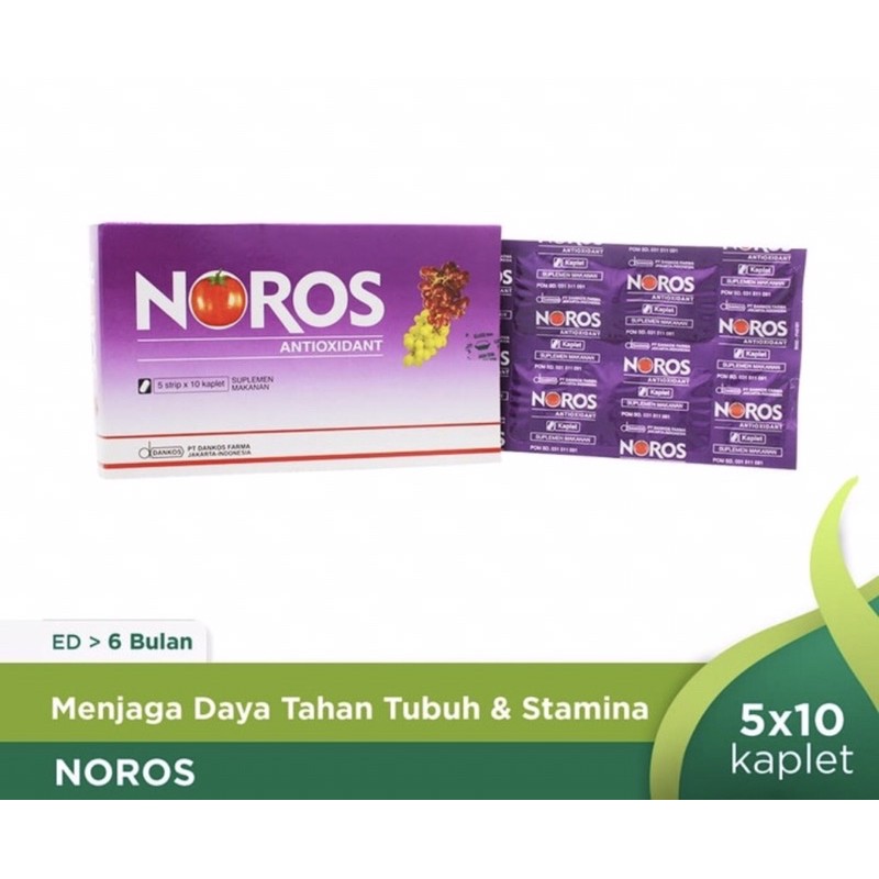 Noros box 5 strip ( antioxidant tinggi meningkatkan daya tahan tubuh )
