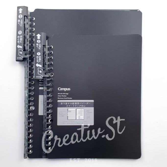 

Kokuyo Smart Ring Binder Biz A5 B5 Black L-SP701D L-SP131D