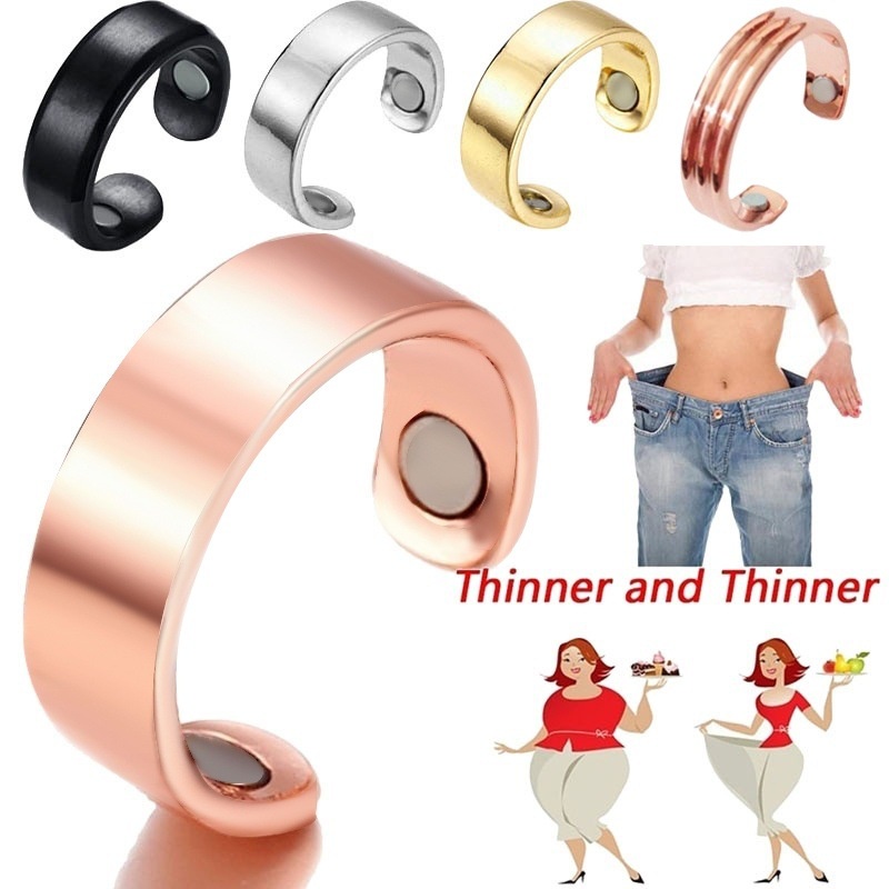 Cincin Magnetik 4 magnet adjustable Untuk Pria Dan Wanita