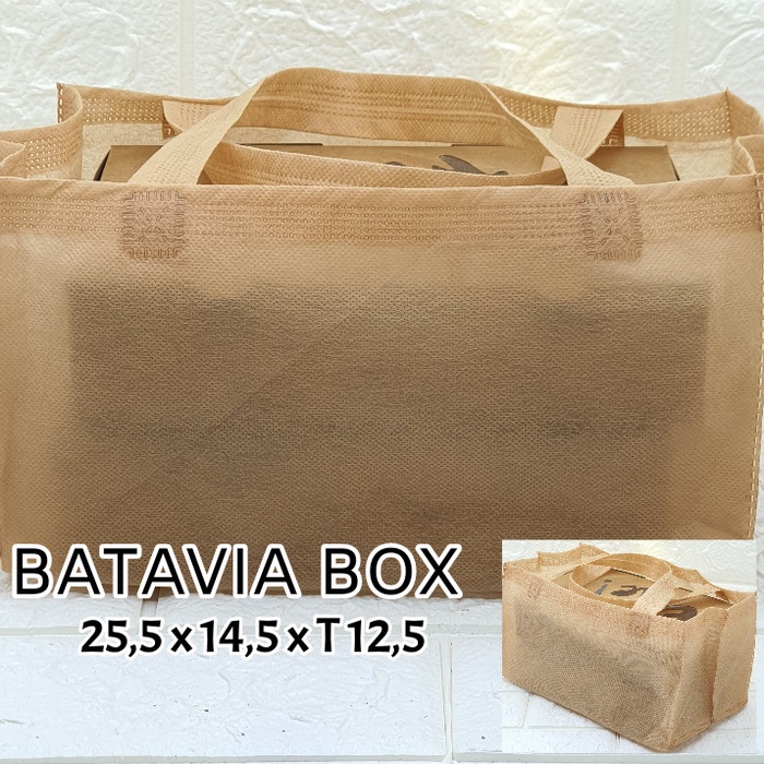 

NEW Tas brownies/tas souvenir uk 25,5 x 14,5 x T 12,5 - MARUN