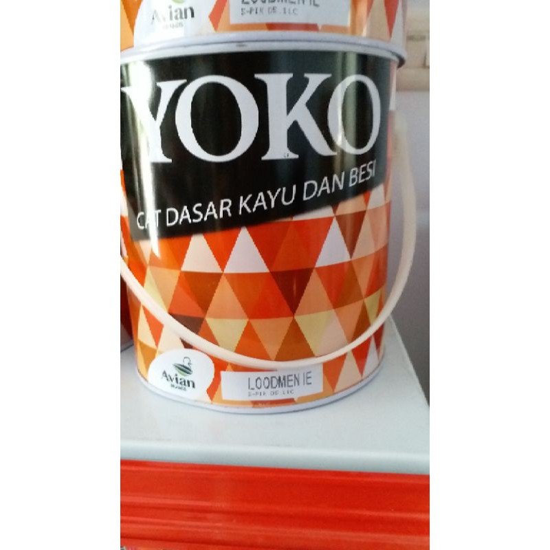 Yoko syntetic cat dasar besi dan kayu 3,5 kg