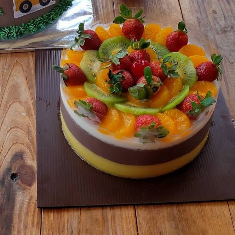 

PO 1 HARI!! Puding ulang tahun topping buah free vla free kartu ucapan puding ultah free kartu ucapan