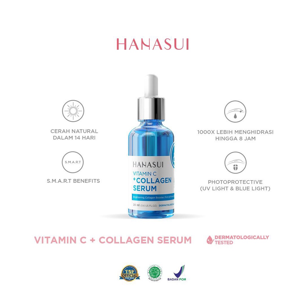 ✨ AKU MURAH ✨HANASUI Serum Vitamin C + Collagen Jaya Mandiri / BPOM NA18161900405