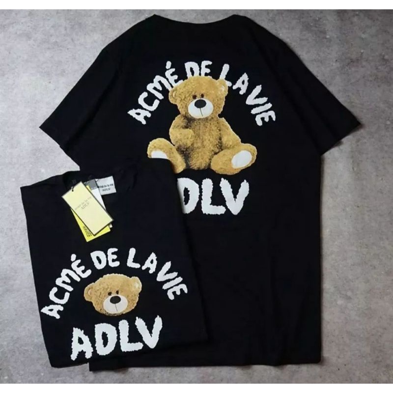 (COD) T SHIRT VINTAGE ADLV BEAR/baju oversize/T-Shirt Murah/Baju distro murah/baju vintage/T shirt v