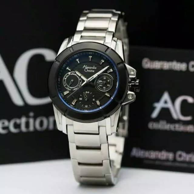 ALEXANDRE CHRISTIE AC6226 AC 6226 SILVER JAM WANITA ORIGINAL
