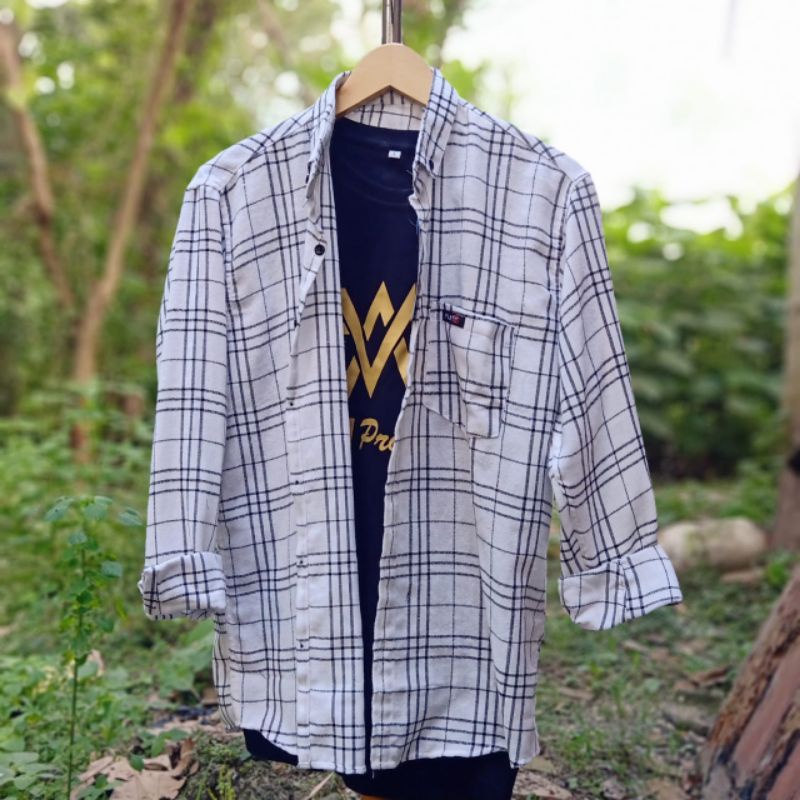 kemeja wanita kemeja flanel wanita flanel wanita kemeja kotak-kotak wanita flanel-Kaka