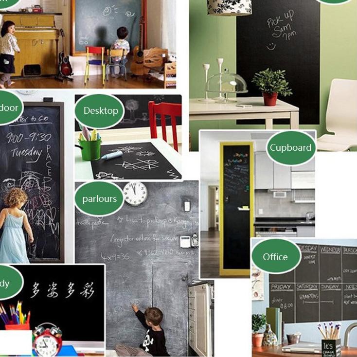 

FLASH SALE Stiker blackboard papan tulis kapur dinding flexible