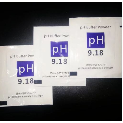 PH Buffer 9.18 serbiuk bubuk kalibrasi PH Meter