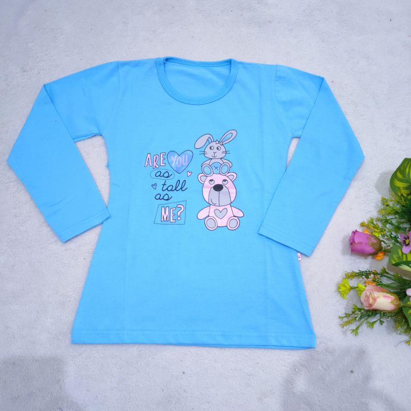 Atasan Anak 3 4 Tahun cewek perempuan kaos anak play with me