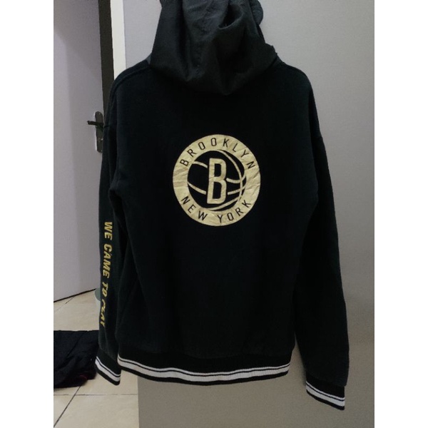 Jaket Hoodie NBA Brooklyn Nets Second Original