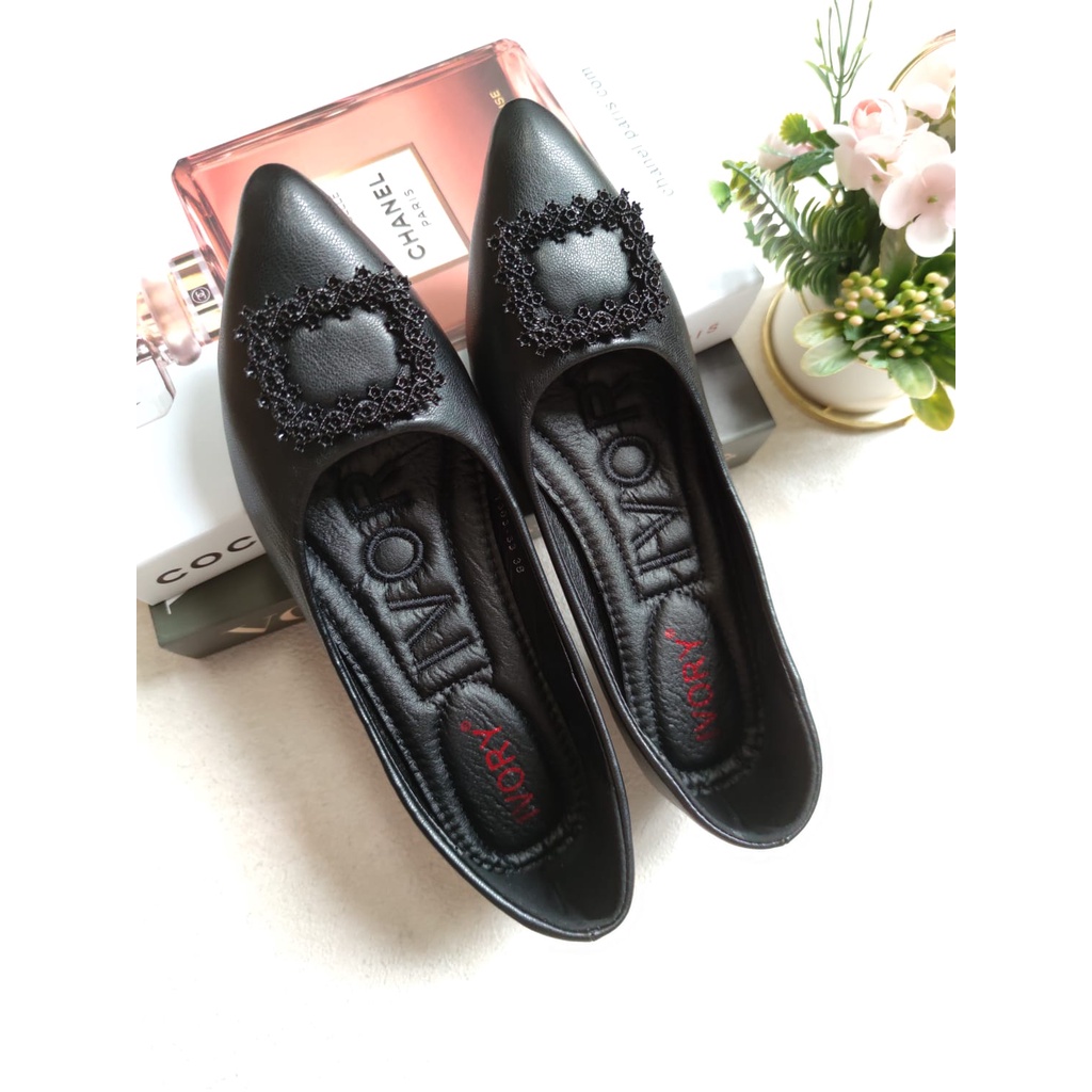IVORY Sepatu Wanita Heels 2cm Formal T383-33