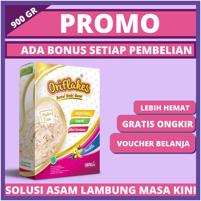 

ORIFLAKES 900GR MAAG & ASAM LAMBUNG