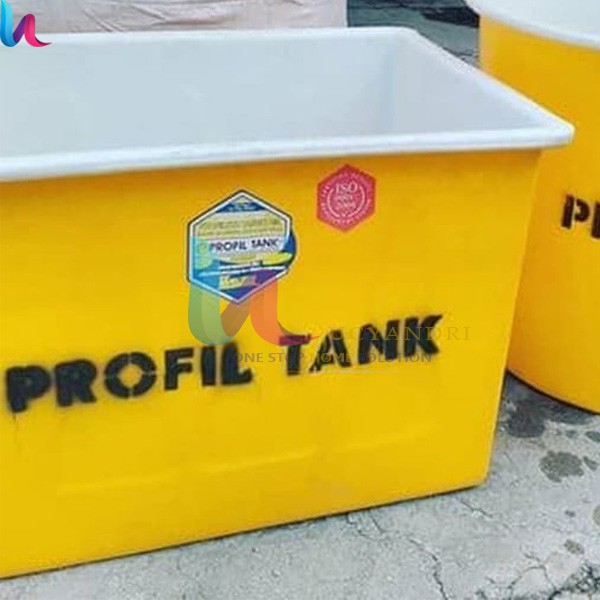 Bak Persegi Terbuka Profil tank BAK 250 Liter - Bak Kotak Terbuka