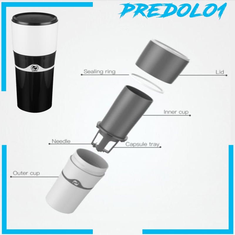 (Predolo1) Teko Pembuat Kopi Drip Mini Portable Untuk Travel