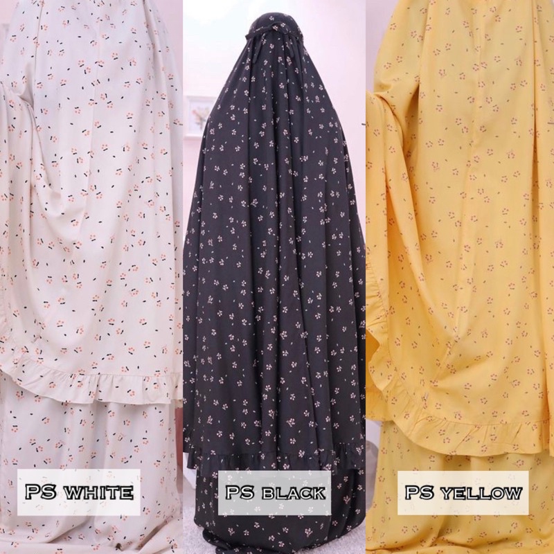 PRAYER SET CICERA DITSY BLACK WHITE YELLOW