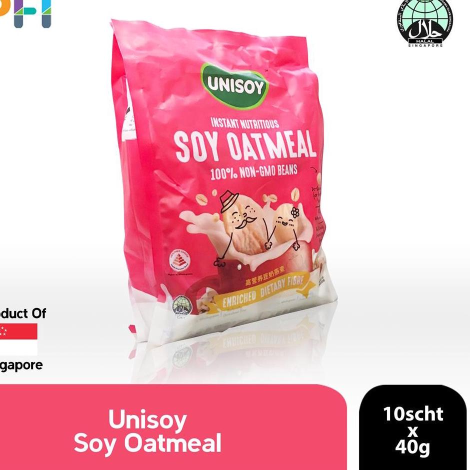 

Unisoy Oatmeal 400gr - NON GMO Beans