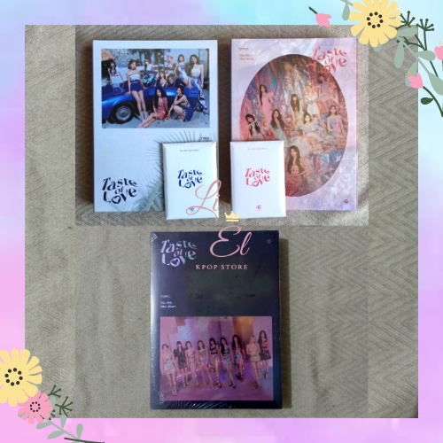 [SEALED+POB] Withdrama/Interpark - TWICE Album - TASTE OF LOVE (Taste/Fallen/In Love)