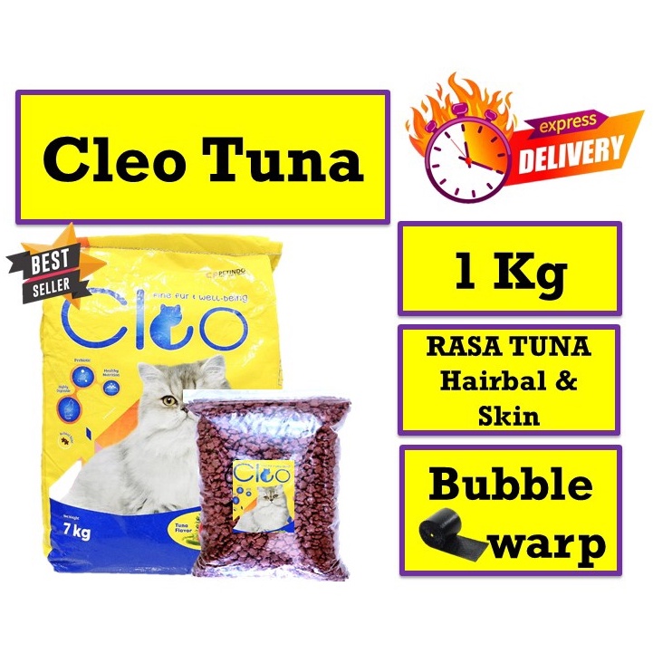Makanan Kucing CLEO TUNA Cat Food CLEO rasa TUNA 1 KG