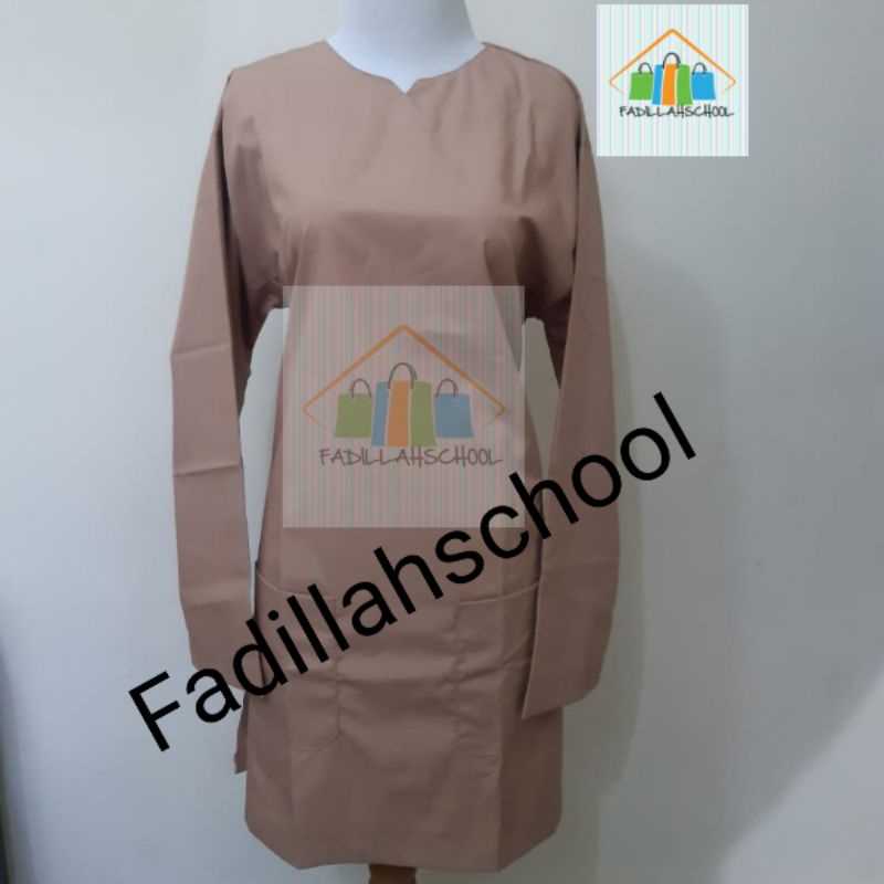 Baju Kurung Tunik Muslim seragam sekolah ponpes
