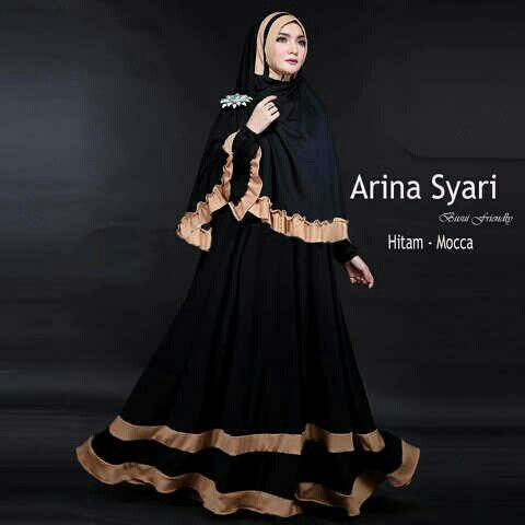 GAMIS ANAK PEREMPUAN ARINA SYARI 2IN 1