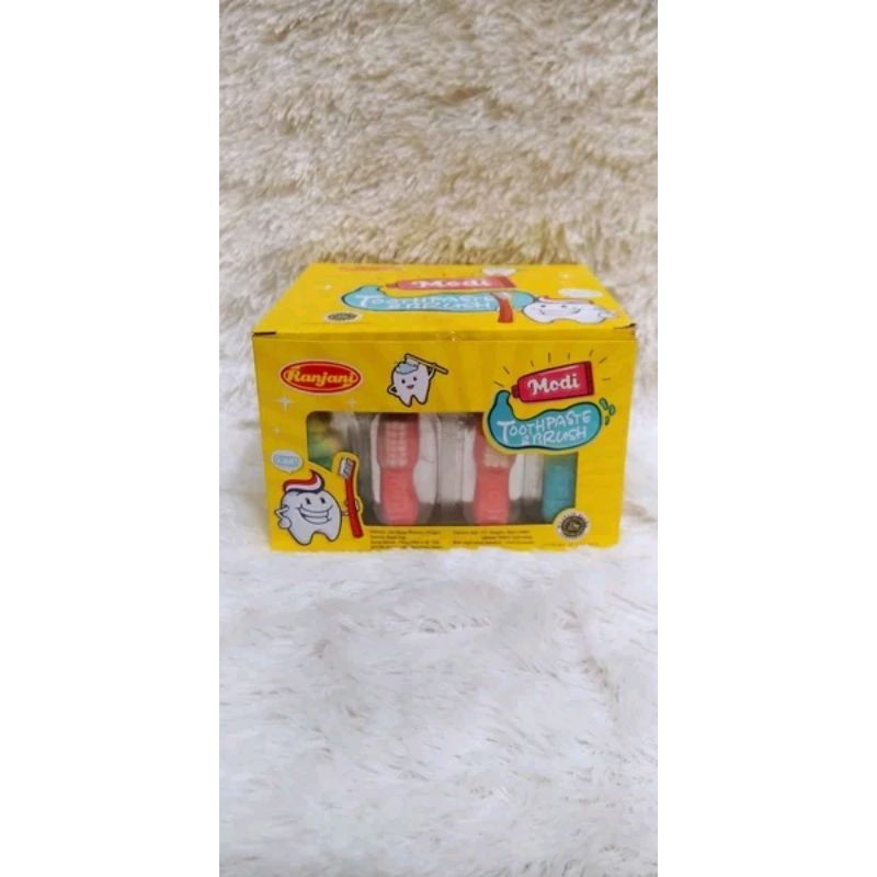 

Permen Ranjani Modi Toothpaste and Brush Isi 24pcs