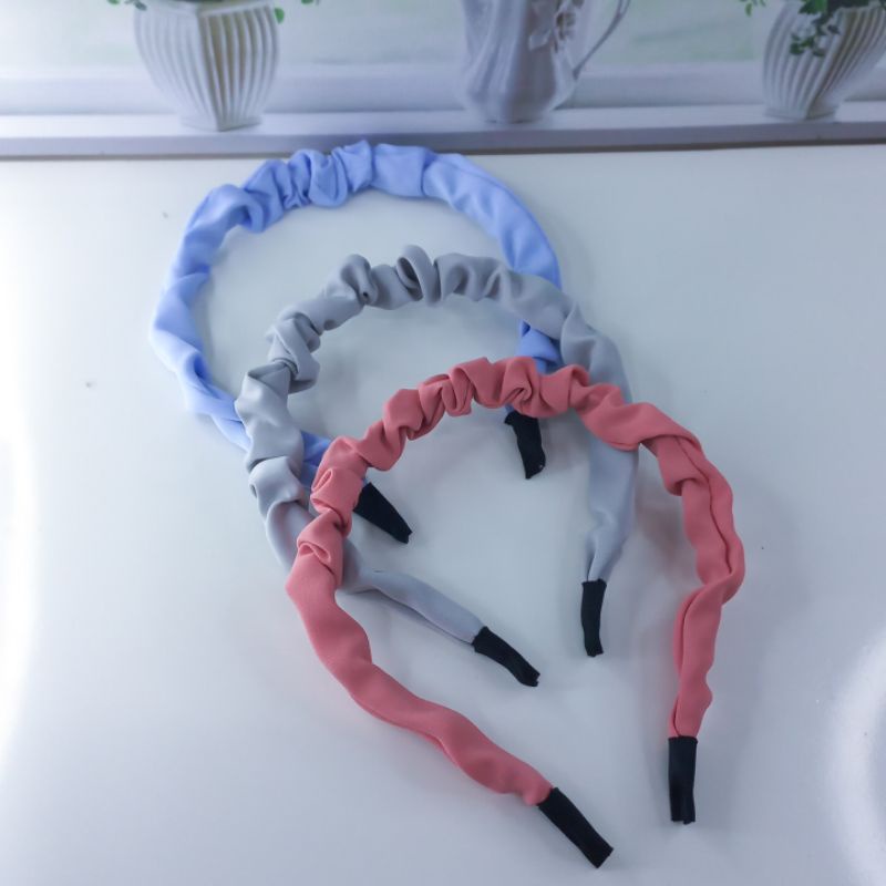 Bando Scrunchie Heaband Isi 1pcs Bando Scrunchie Bando Korea Bando Import