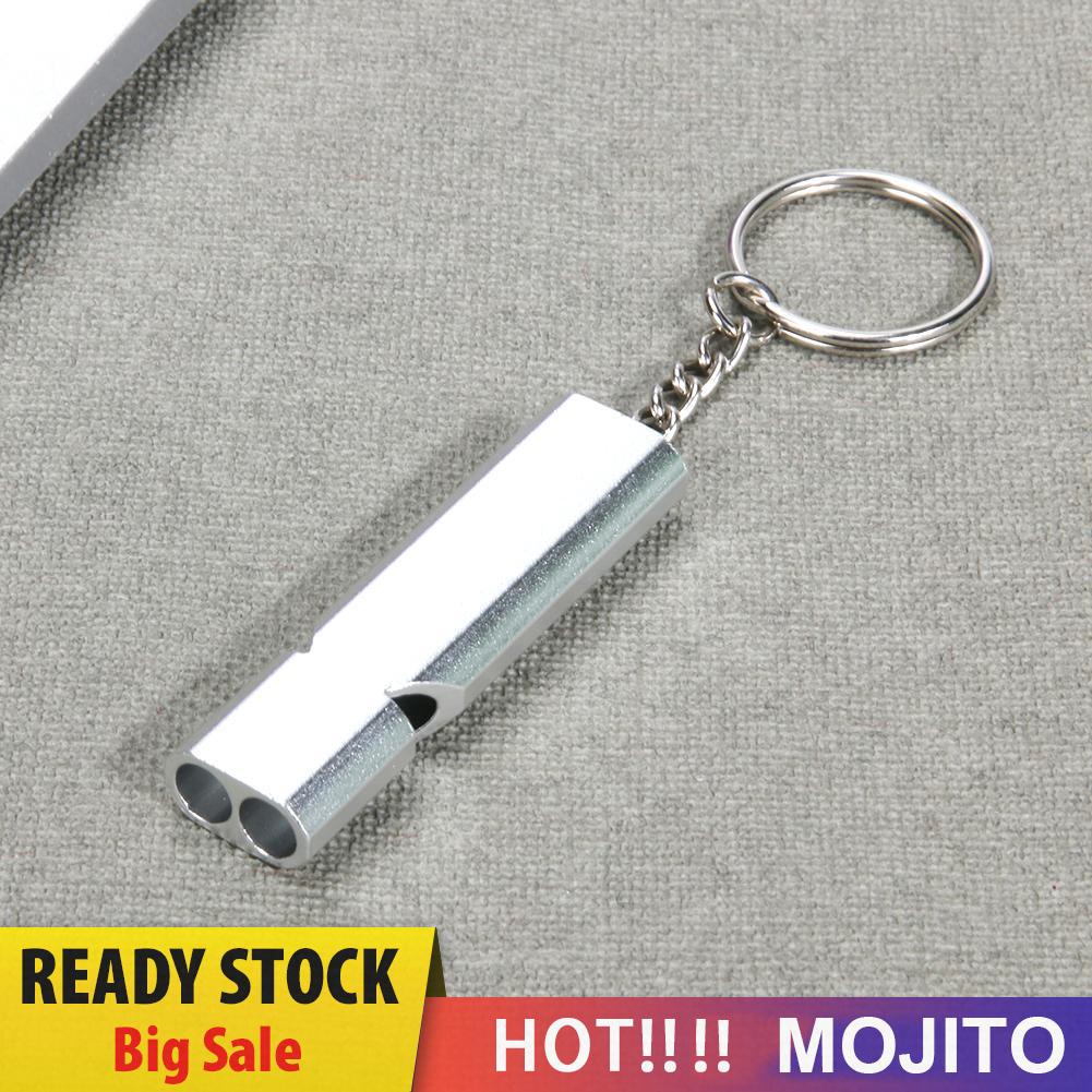 MOJITO Outdoor Camping Hiking Tool Aluminum Alloy Emergency Survival Whistle