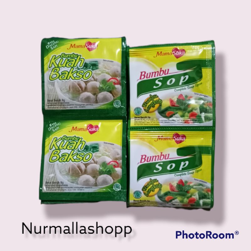 Mama Suka Kuah Bakso dan Bumbu SOP Kemasan 8gr(12pcs)