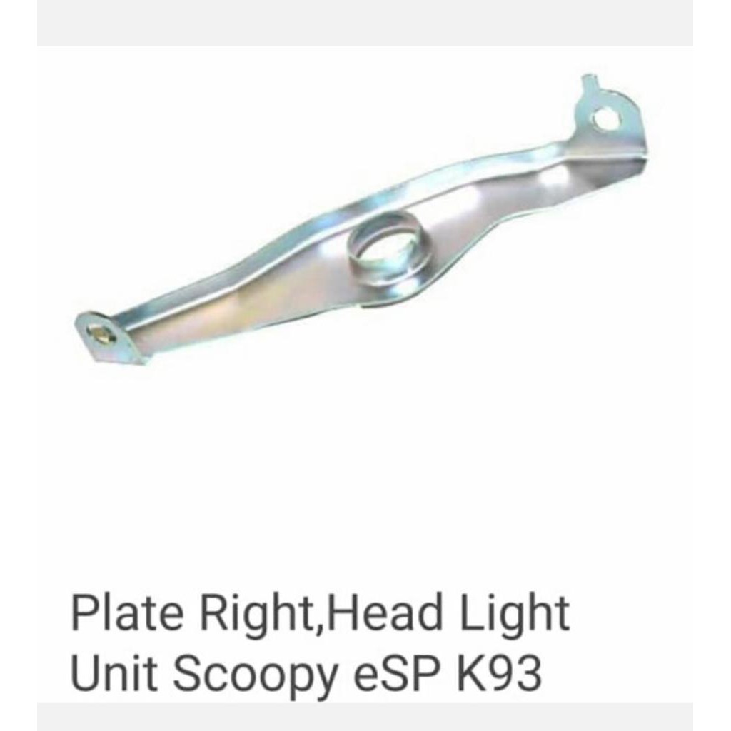 61302-K93-N00 plate right head light unit slscoopy esp k93 asli honda ori ahm