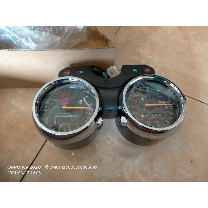 SPIDOMETER rpm DIGITAL spido takometer odometer speedometer RX KING NEW FACELIT Indikator Fungsi