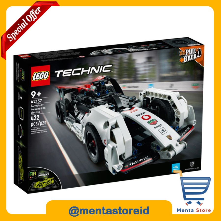 LEGO Technic 42137 Formula E Porsche 99X Electric Tag Heuer Race Drama