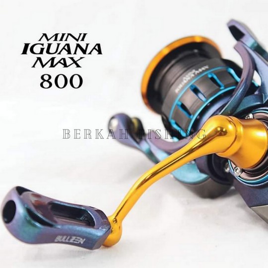 Reel Pancing Mini Iguana Max 800 Bullzen Distributor Resmi | Original Berhologram