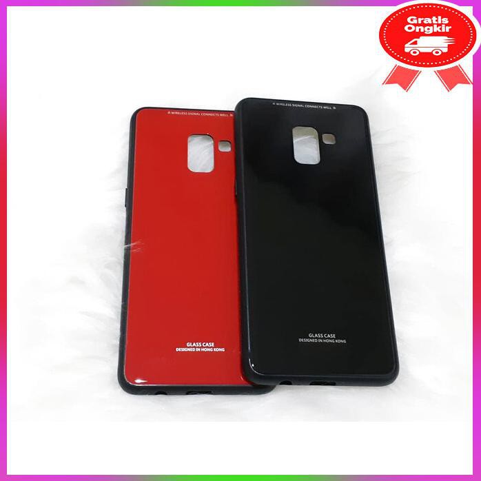 ACC HP SAMSUNG GALAXY A8+ 2018 A8 PLUS 2018 TEMPERED GLASS PHONE CASE