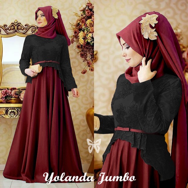 HOPYLOVY - Gamis Yolanda Jumbo Maxi XL