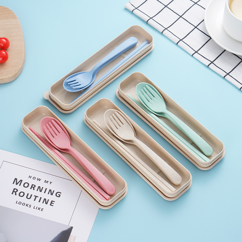 Sendok Set Plastik Sendok Garpu dan Sumpit