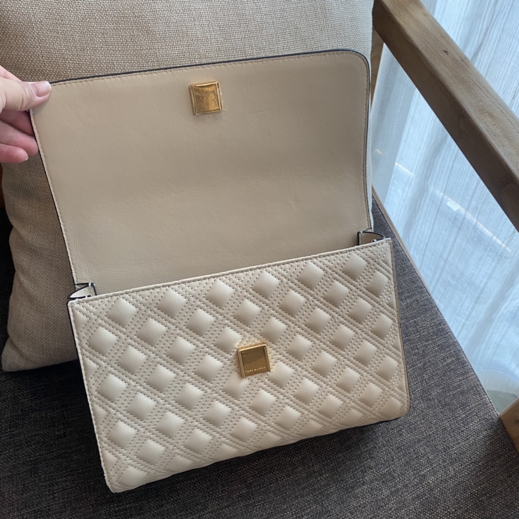 [Instant/Same Day] Original TB 718  719   2 Size Original tb New style Fleming 75576 76997 sheepskin material new shoulder bag chain bag