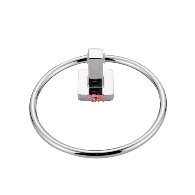 Gantungan Handuk Towel Ring Stainless Tebal Minimalis Elegant Simple- Towel Ring Wastafel Lap Tangan