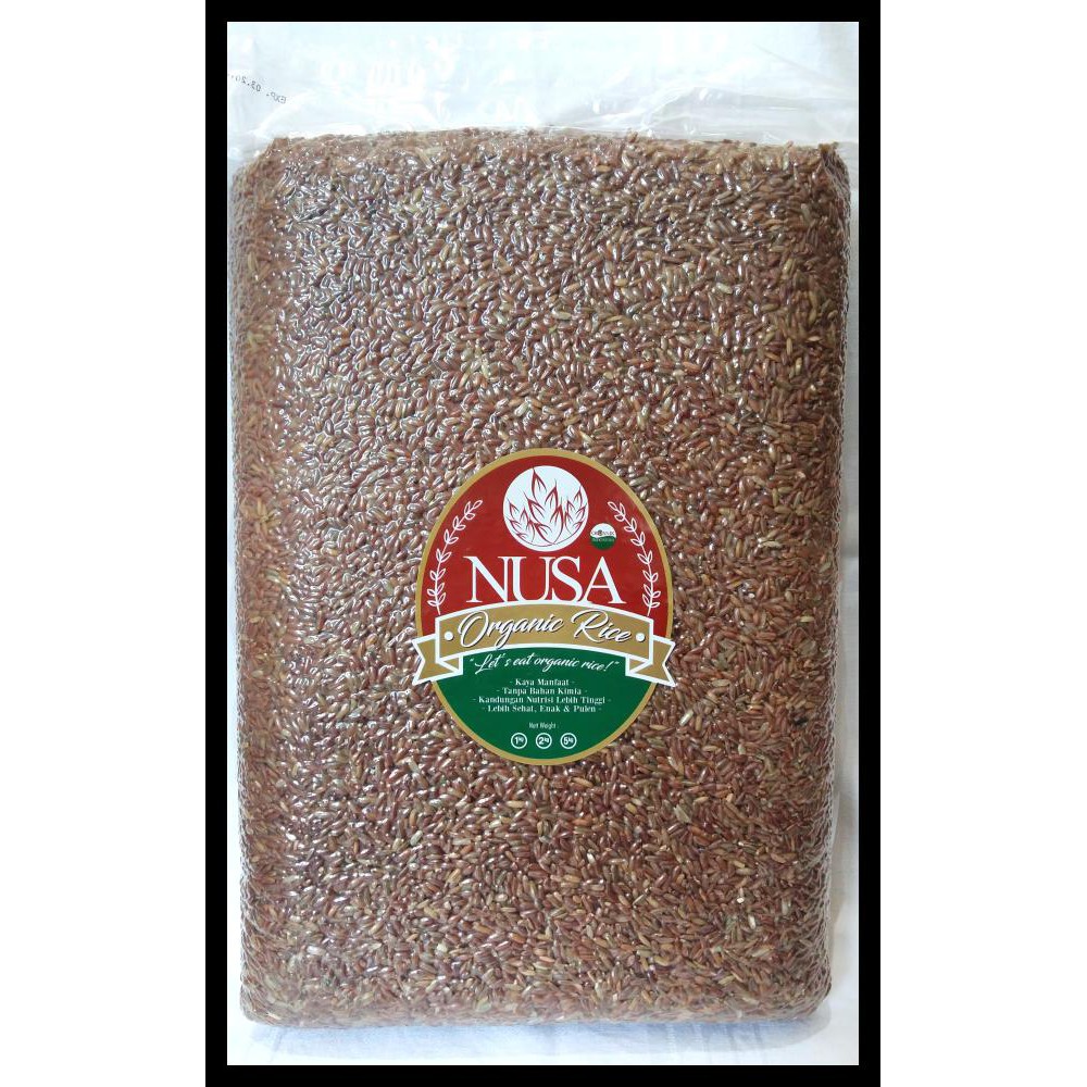 

HOT SALE BERAS MERAH ORGANIK 5KG - Pecah Kulit terjamin