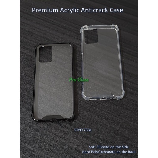 VIVO Y33s / V23E / V23 5G Anticrack / Anti Crack / ACRYLIC Case Premium