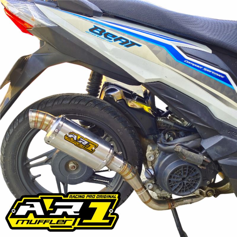 KNALPOT AR1 OVAL BEAT SCOOPY SPACY VARIO MIO J GT M3 XRIDE FREGO JRM RCB PROLINER WRX DLL
