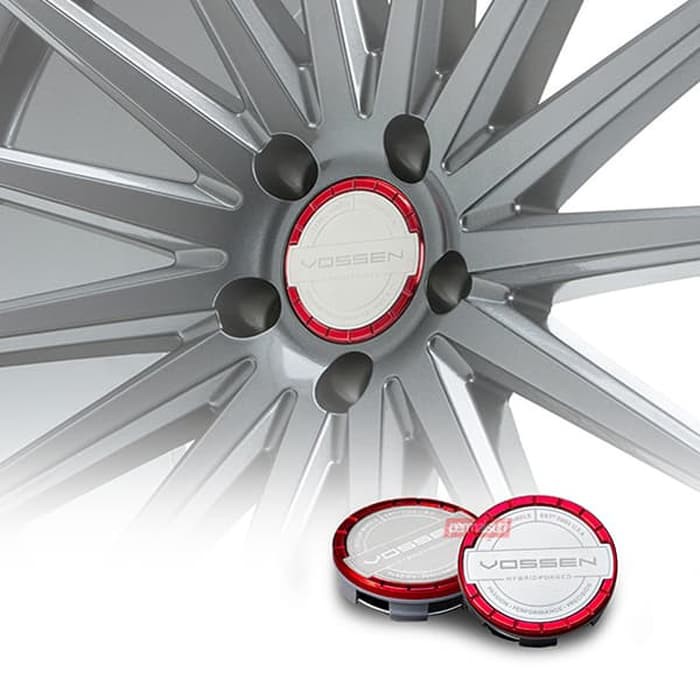 Vossen Hybrid Forged Billet Sport Cap Vossen RedBrushed│Dop Vossen