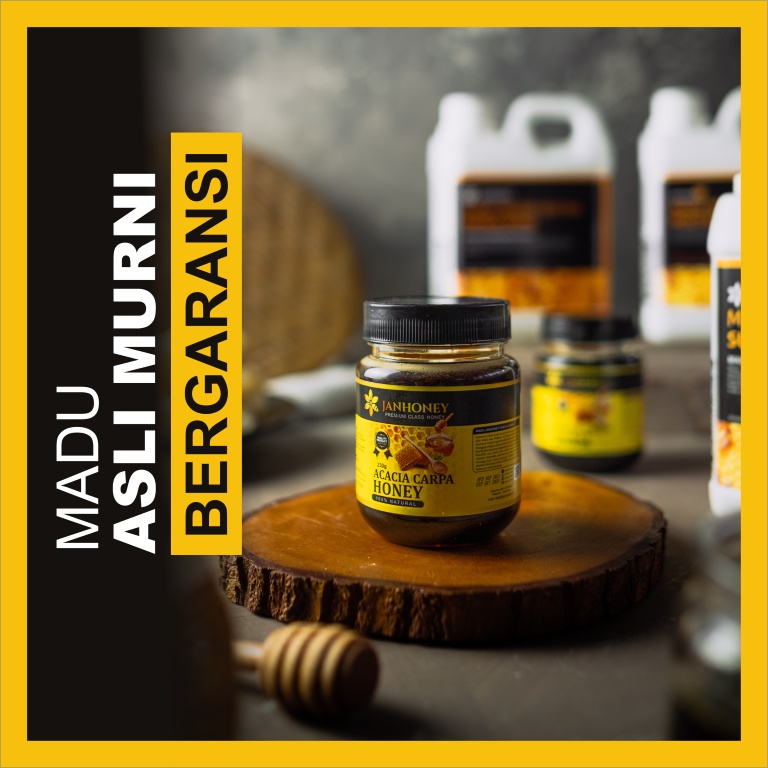 

Madu Asli Murni 100% Hutan Akasia Carpa karpa tanpa bahan campuran 1KG