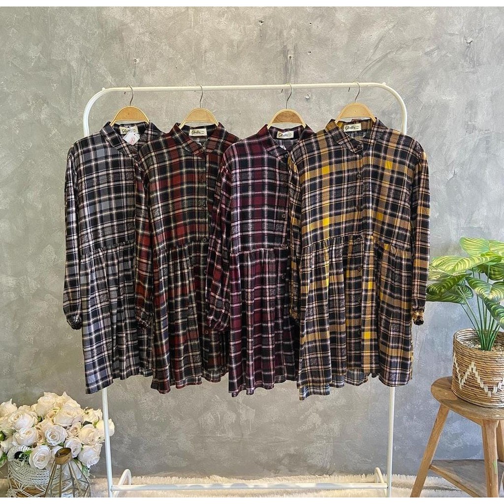 TEREMI &amp; FLANEL TUNIK PREMIUM NERLI