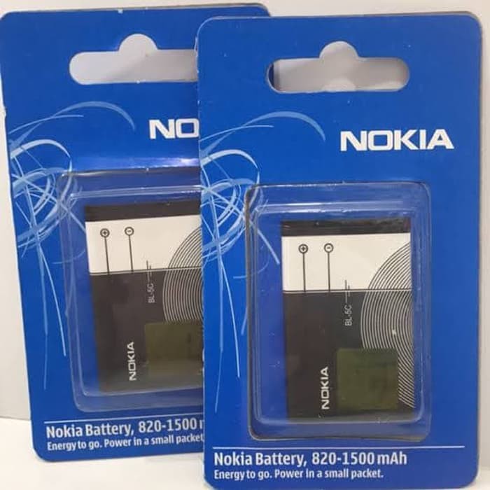 [ BAYAR DI TEMPAT ]Baterai Battery Batre Nokia BL 4C BL 5C Original 95 Packing / BL4C BL5C