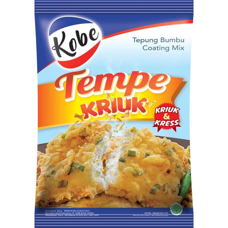 

Kobe Tepung Tempe Kriuk 200gr