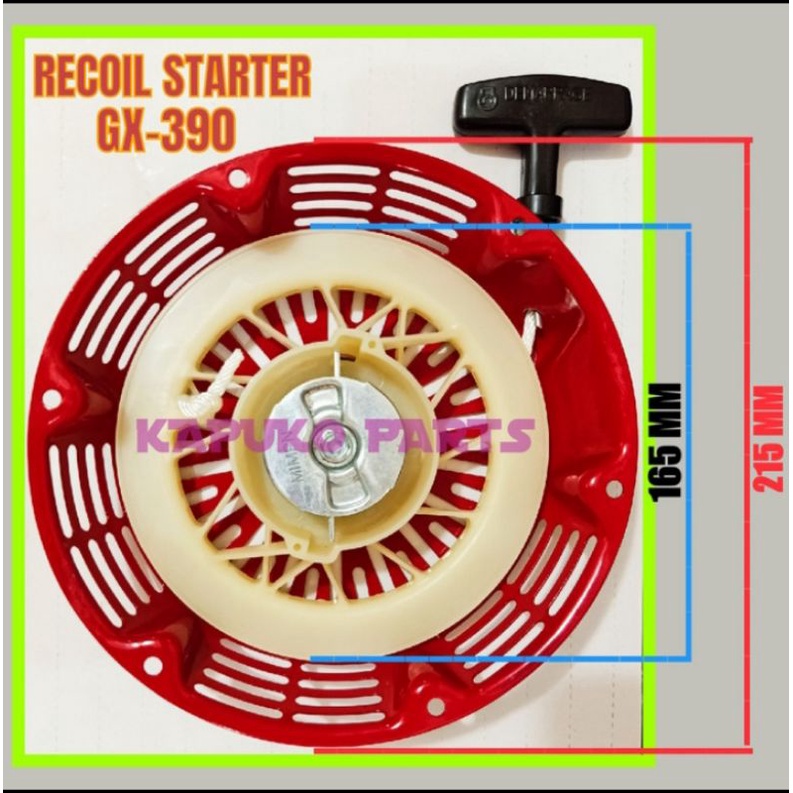 Recoil starter GX 390 / engkolan GX 390 / tarikan GX 390