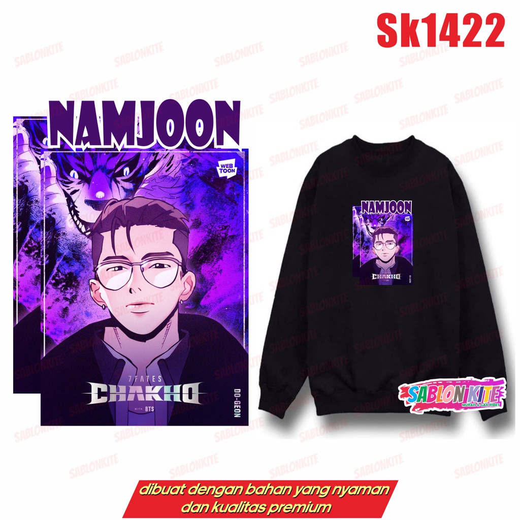 MURAH!!! SWEATER HOODIE KPOP CHAKHO KARTUN TIAP MEMBER SK1422 SK1423 UNISEX