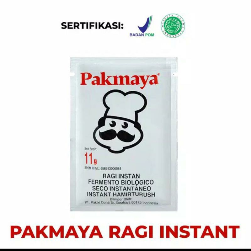 

PAKMAYA SACHET 11GR - INSTANT DRY YEAST - RAGI KERING INSTAN