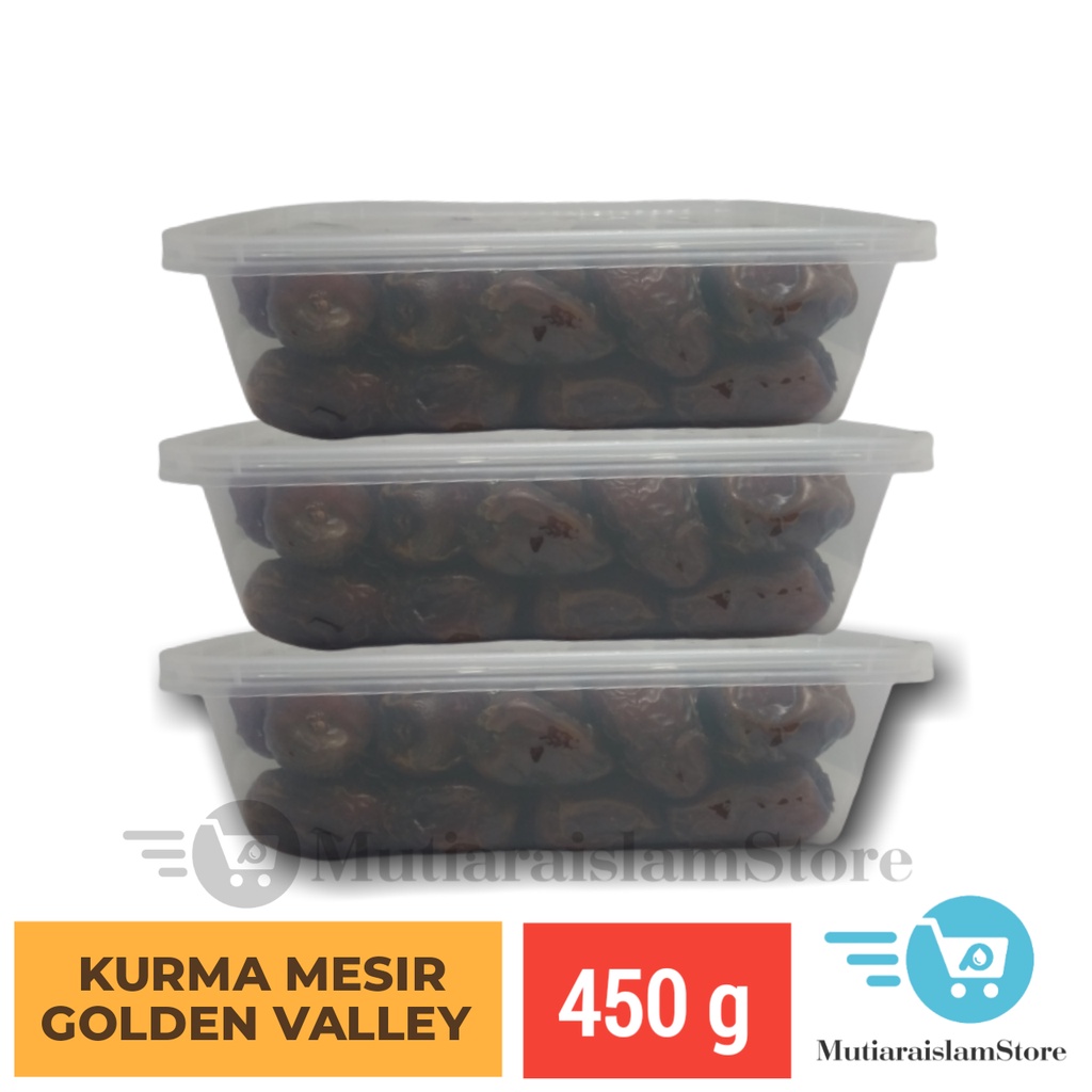 

Kurma Mesir Golden Valley 450 gram Kemasan Thinwall Kotak